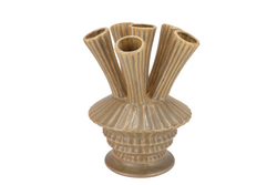DK Maysa Green Vase Tubes 21X21X28Cm