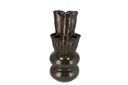 DK Merlin Green Vase Tubes 17X38Cm