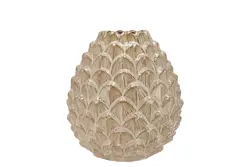 DK Mika Cozy Sand Vase Pinecone Edge 15X15Cm