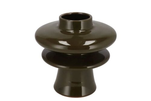 DK Oxford Olive Green Vase 20X20X20Cm