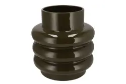 DK Oxford Olive Green Vase Bubble 29X29X30Cm