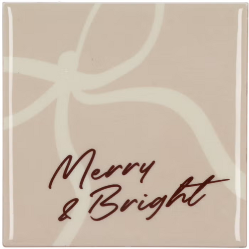 DK Tile Happy Merry & Bright Sand 10X10X1Cm
