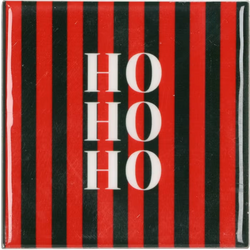 DK Tile Ho Ho Ho Red 10X10X1Cm