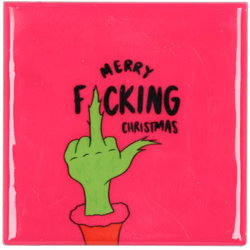 DK Tile Merry Fucking Pink 10X10X1Cm