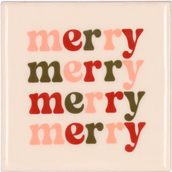 DK Tile Merry Merry Merry Cream 10X10X1Cm