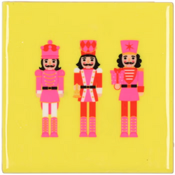 DK Tile Nutcracker Yellow 10X10X1Cm