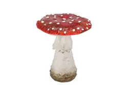 DK Wonderland Red Mushroom 11X11X13Cm