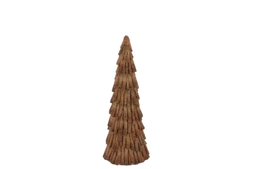 DK Wonderland Scottish Brown Tree 7X7X15Cm
