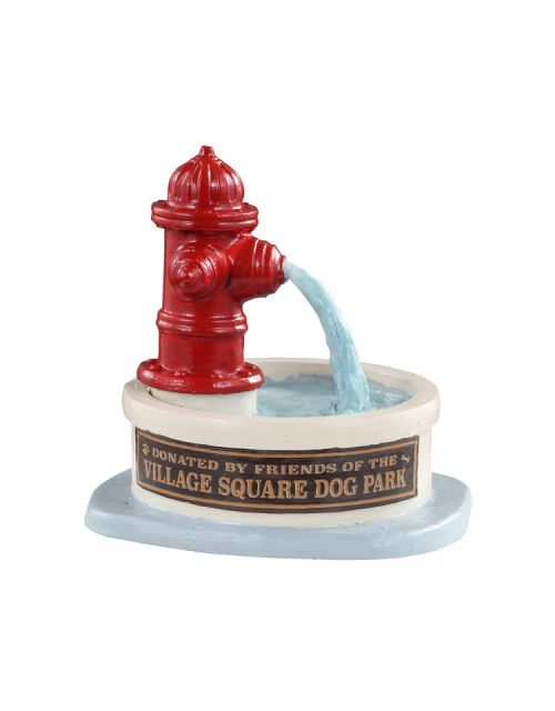 Lemax Dog Park Water Fountain