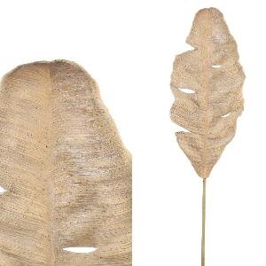 PTMD Dried Leaves brown bird of paradise leaf spray