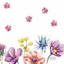 DUNI Servet 24x24 breezy butterfls 20st