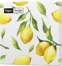 DUNI Servet 24x24cm citrus 20st