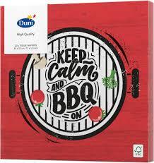 DUNI Servet 33x33cm bbq grill 20st