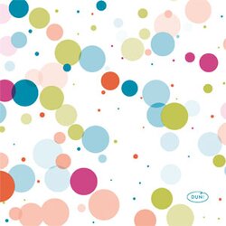DUNI Servet 33x33cm f.bubbles multi 20st