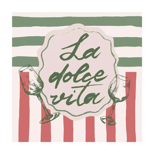 Duni Servet 33x33cm la dolce vita 20st