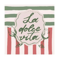 Duni Servet 33x33cm la dolce vita 20st