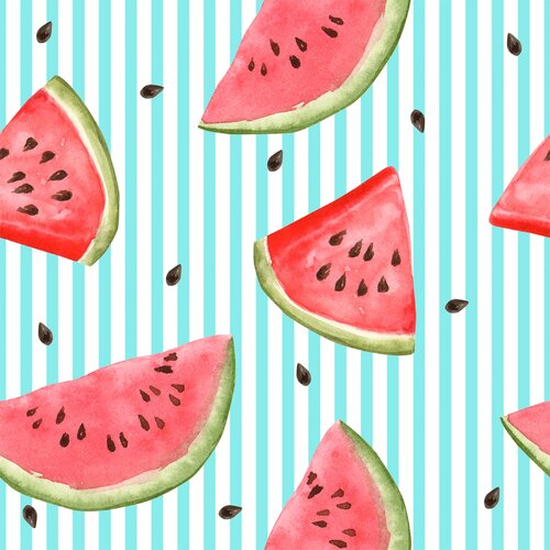 Duni Servet 33x33cm melon lines 20st