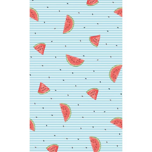 Duni Tafellaken l220b138cm melon lines