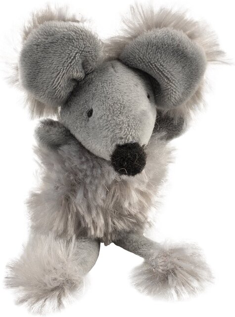 Duvo Cushy muis met grote oren grijs