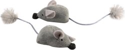 Duvo Cushy muizen met staart 2pc - grijs