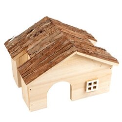 duvo+ Knaagdieren houten vila l22b18h15cm