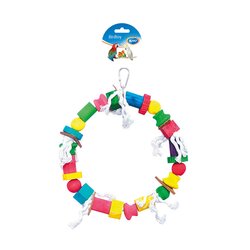 Duvo Touw+blokjes ring 30cm