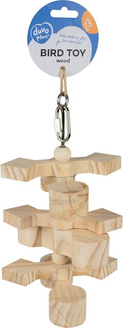 Duvo Vogelspeelgoed brainy 14x14x28cm