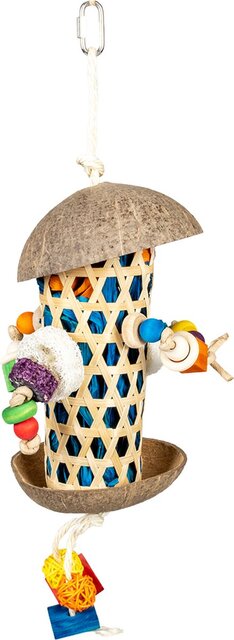 Duvo Vogelspeelgoed forage coco koker