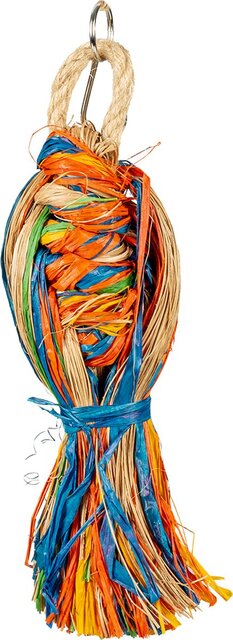 Duvo Vogelspeelgoed shreddy tros raffia