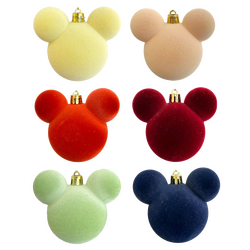 Ear Bauble assorti 6 pcs velvet