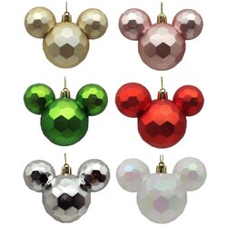 Ear Baubles honeycomb 6 assorted - afbeelding 1