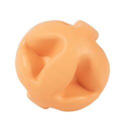 EBI Trekspeeltje bark ball 7.3cm oranje