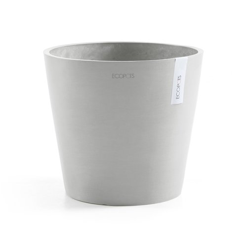 Ecopots Amsterdam 30 White Grey