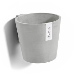 Ecopots Amsterdam Wall White Grey