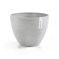 Ecopots Antwerp 40 White Grey