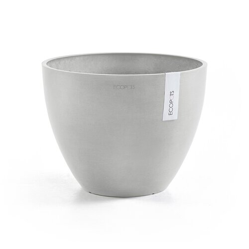 Ecopots Antwerp 50 White Grey Old