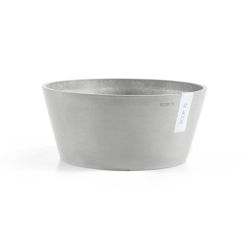 Ecopots Frankfurt 30 White Grey