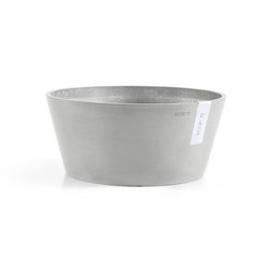 Ecopots Frankfurt 30 White Grey