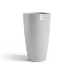 Ecopots Pot stockholm high h60cm witgrijs