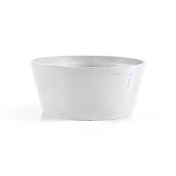 Ecopots Schaal frankfurt d40h18cm puurwit