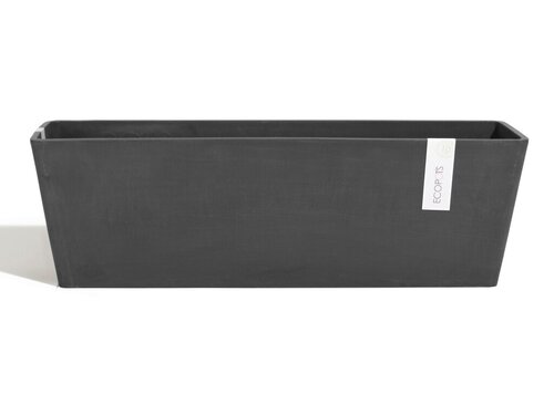 Ecopots Schotel bruges l65b17cm donkergrijs