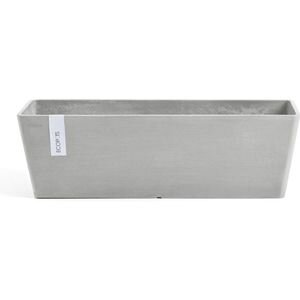 Ecopots Schotel bruges l65b17cm witgrijs