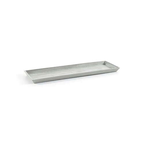 Ecopots Schotel Rectangular 80 White Grey