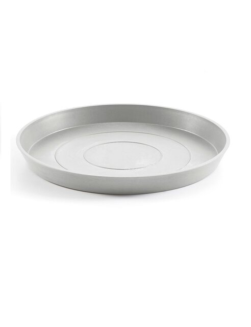 Ecopots Schotel Round 40 White Grey