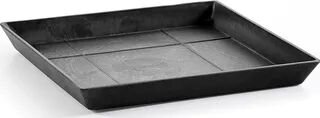 Ecopots Schotel Square 40 Dark Grey