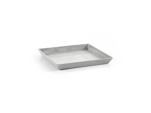 Ecopots Schotel Square 40 White Grey