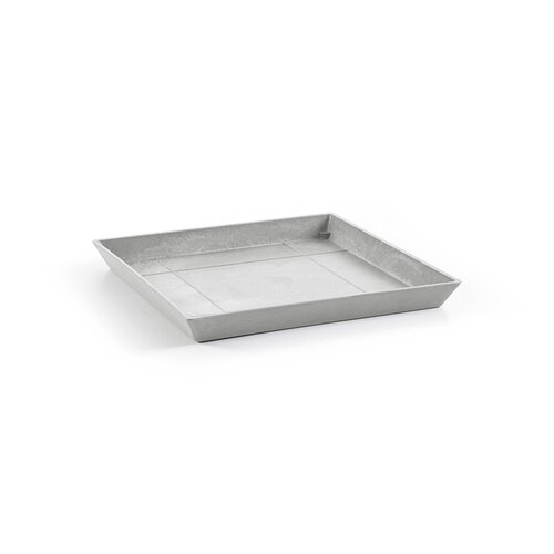 Ecopots Schotel Square 50 White Grey