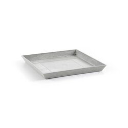 Ecopots Schotel Square 50 White Grey