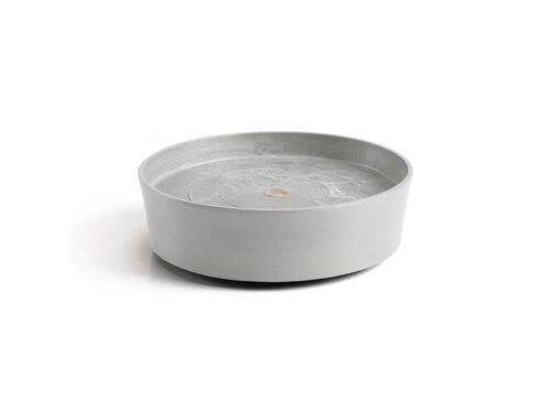 Ecopots Schotel Wheels 30 White Grey