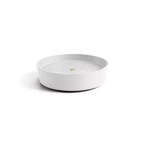 Ecopots Schotel Wheels 40 Pure White